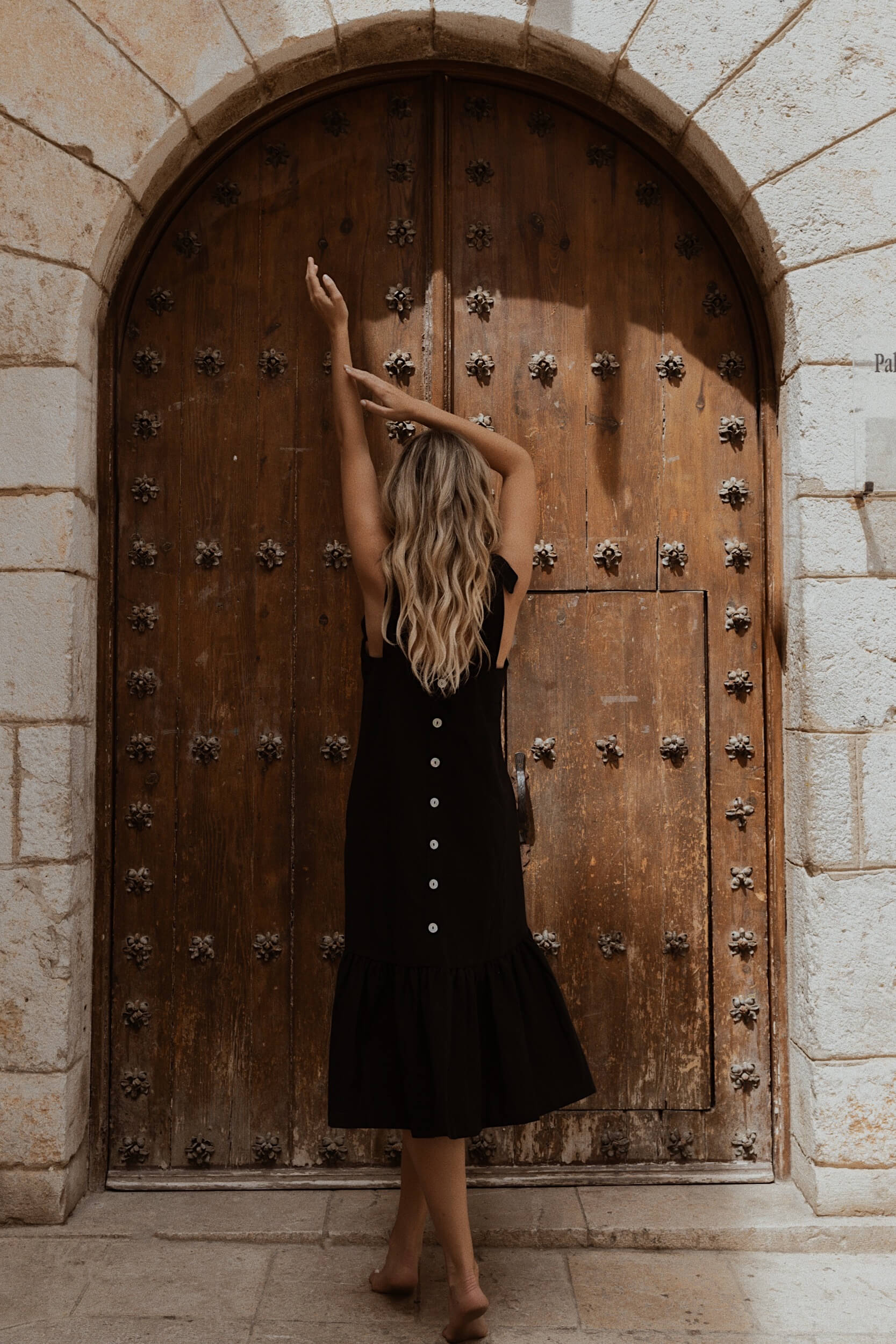 Adelia Midi Dress Noir