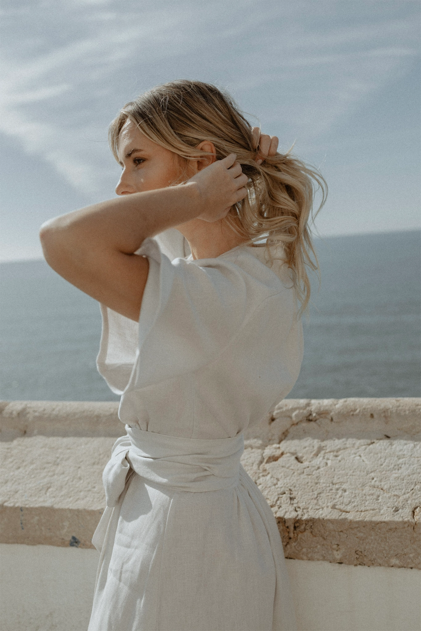 Dahlia Mini Dress Oyster