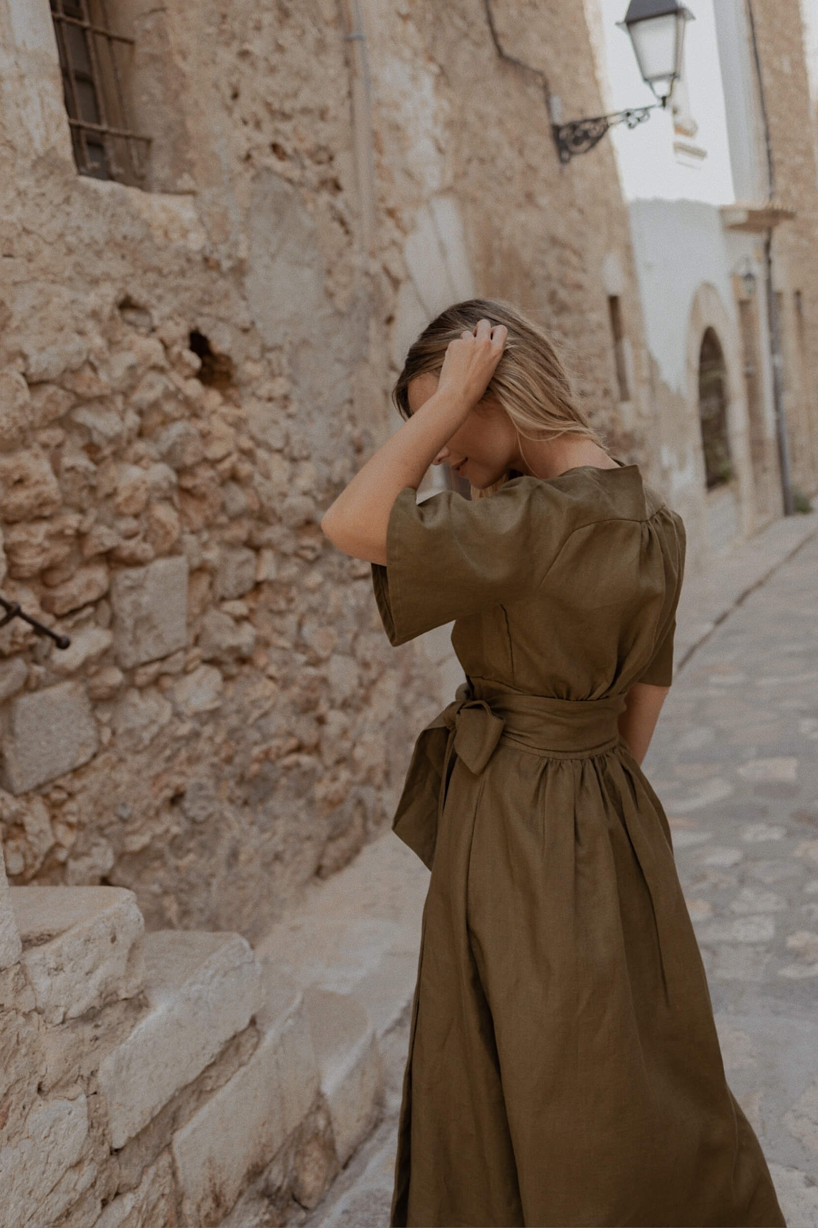 Dahlia Midi Dress Olive