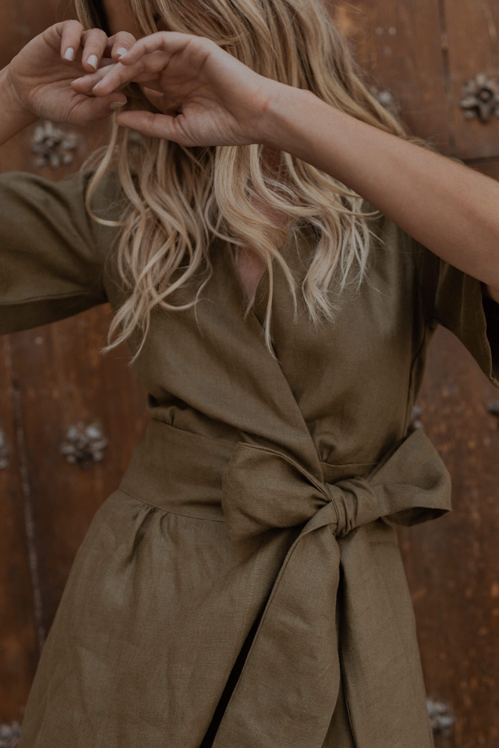 Dahlia Mini Dress Olive