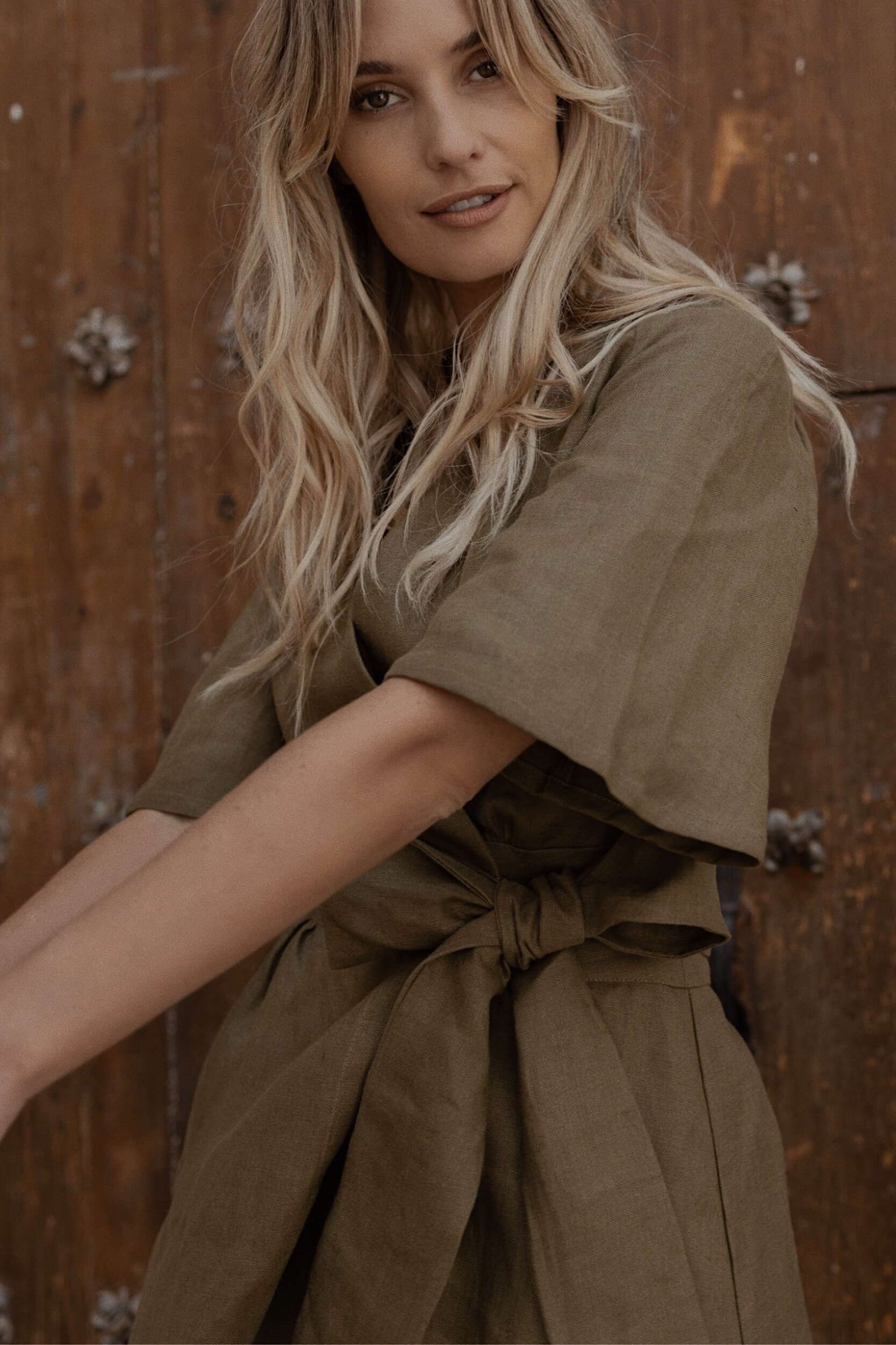 Dahlia Mini Dress Olive
