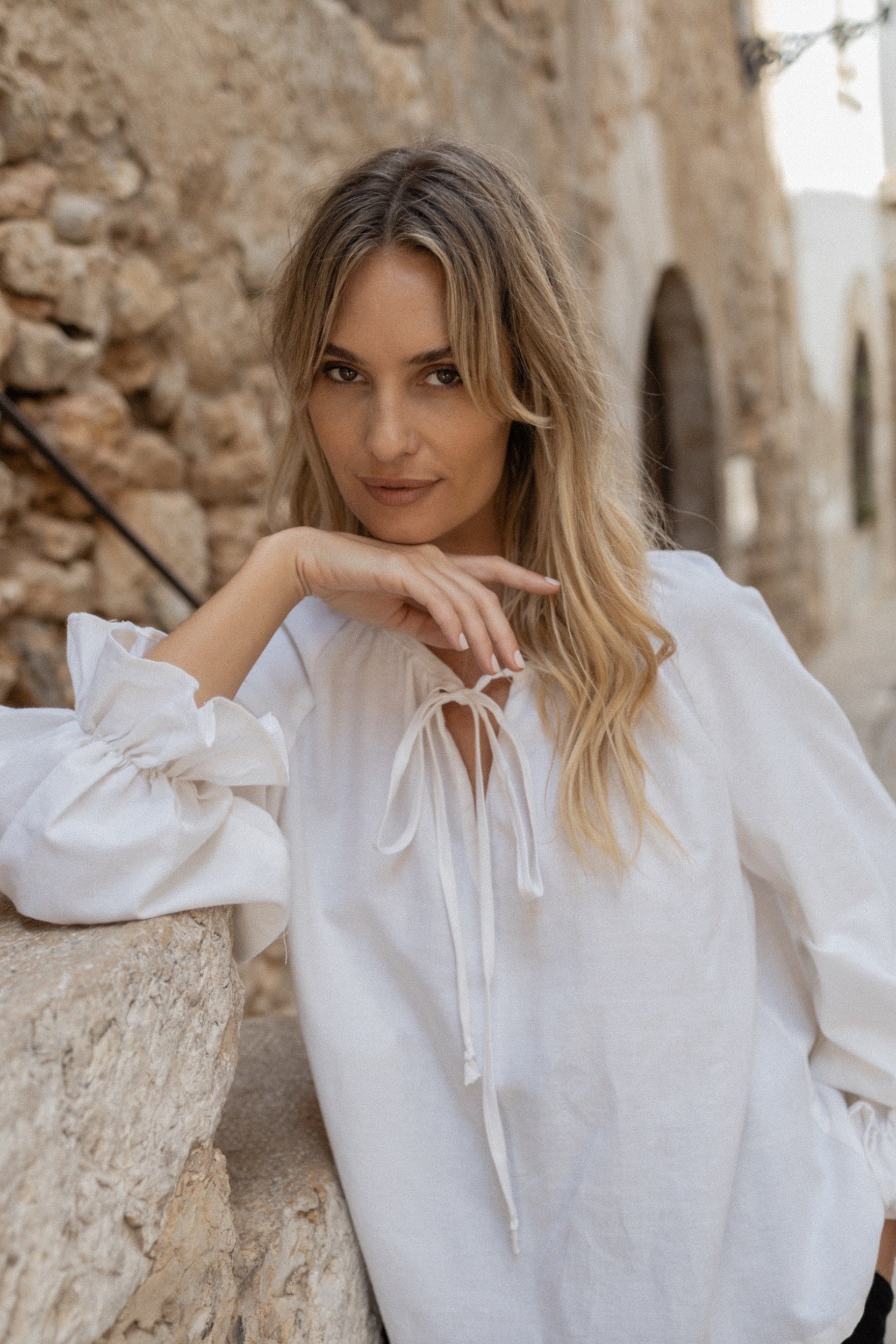 Estelle Top White