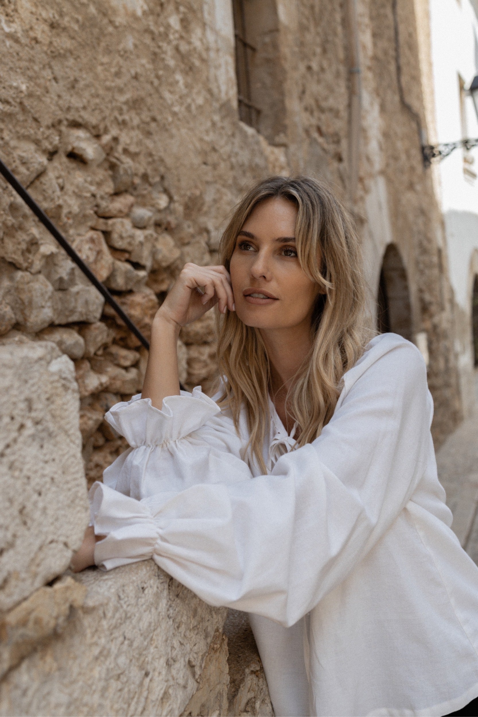 Estelle Top White