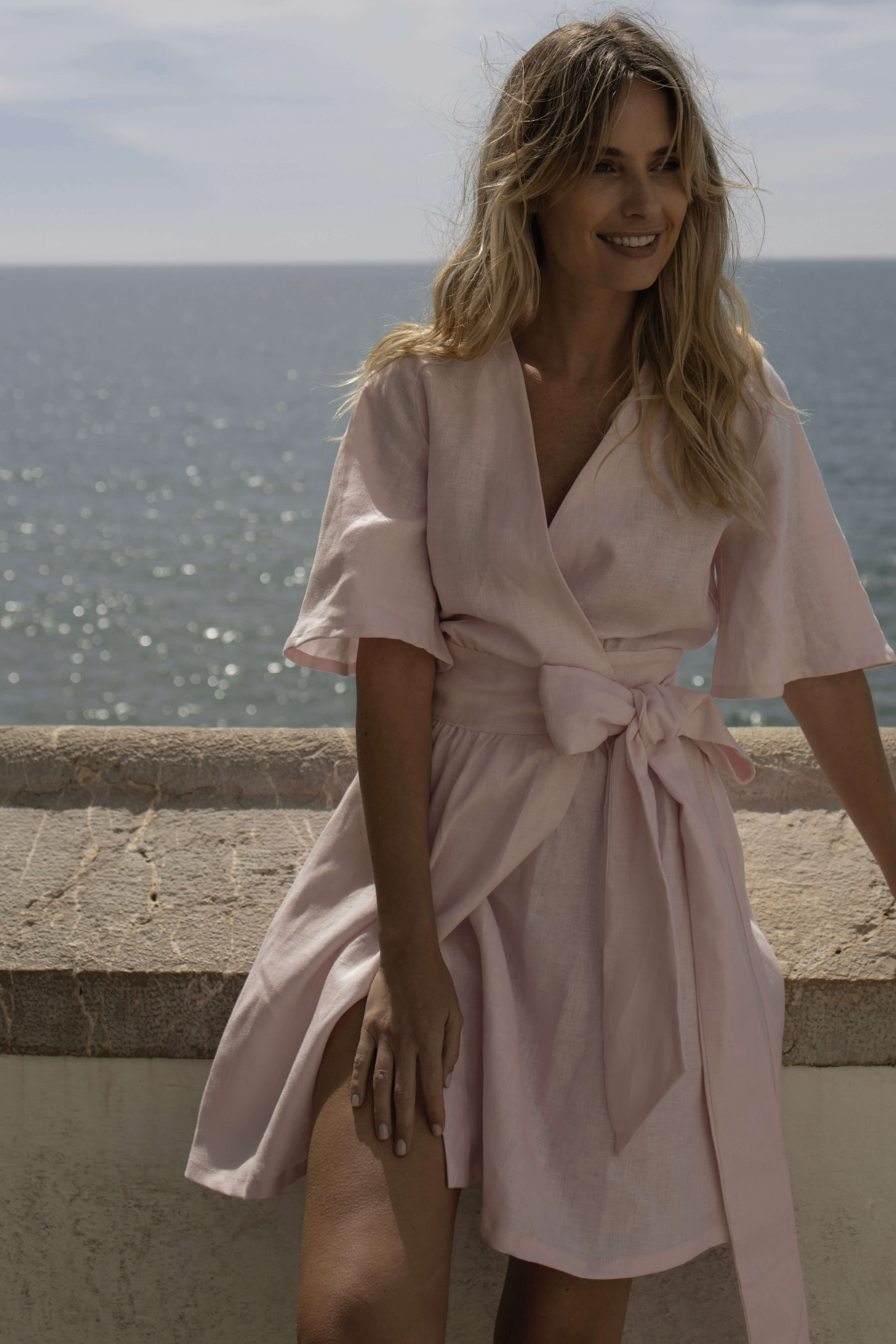 Dahlia Mini Dress Light Pink