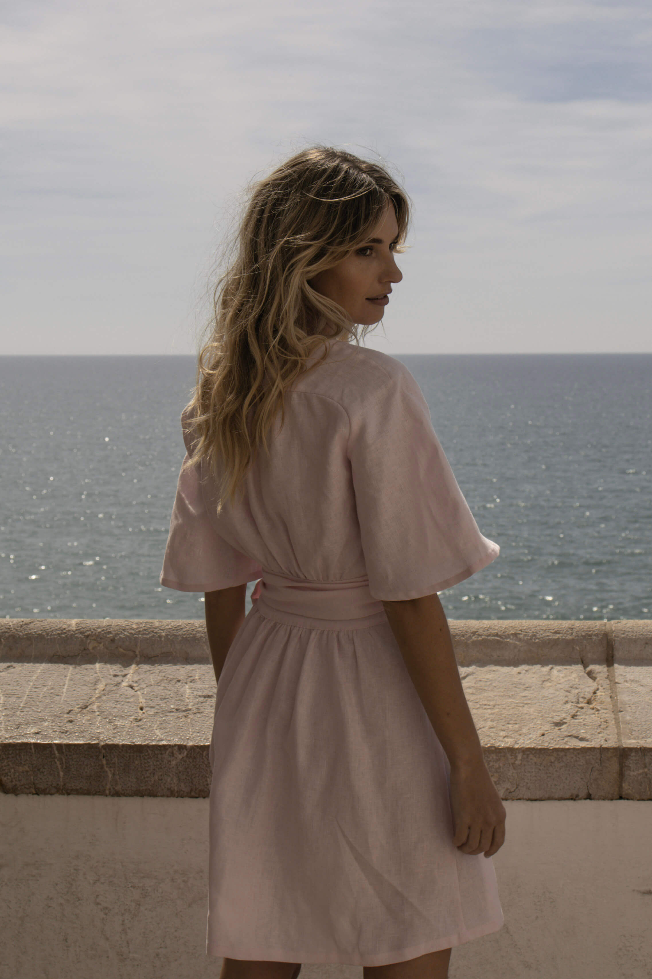 Dahlia Mini Dress Light Pink
