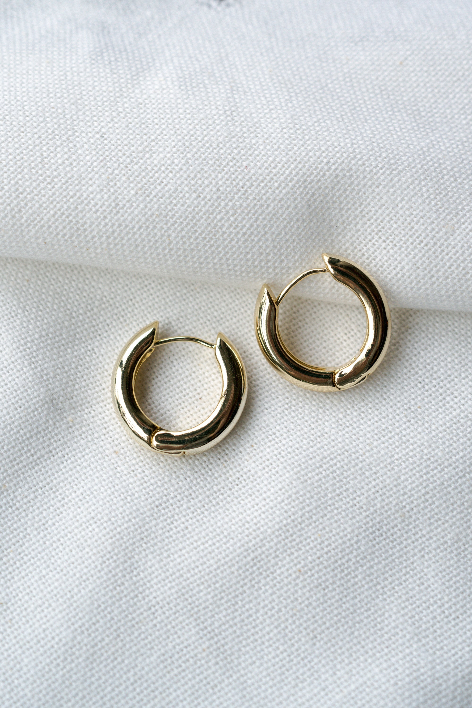 Esmay Chunky Hoop Gold Plated Hoops