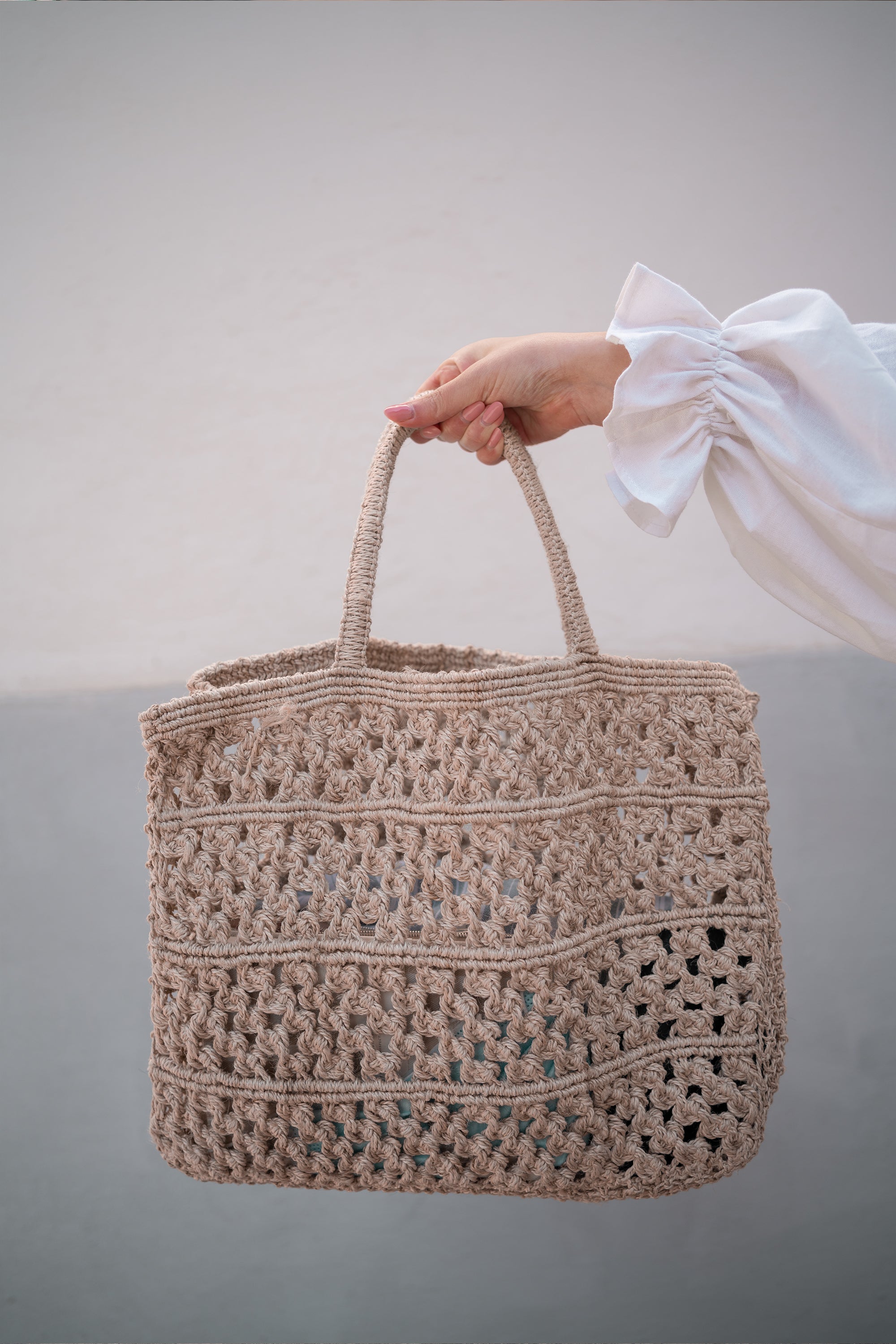 Paris Hand Knotted Macrame Bag
