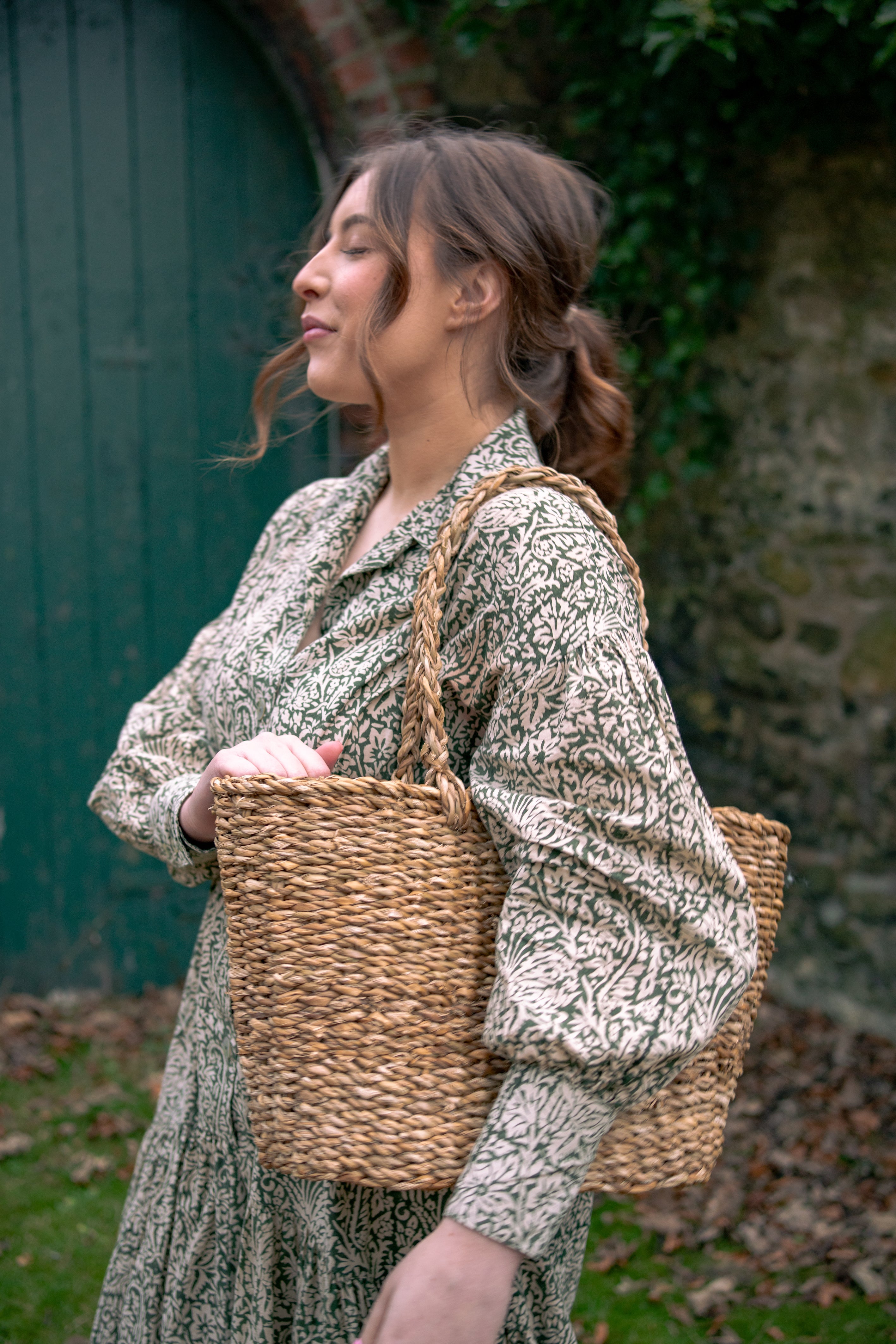 French Market Basket Bag
