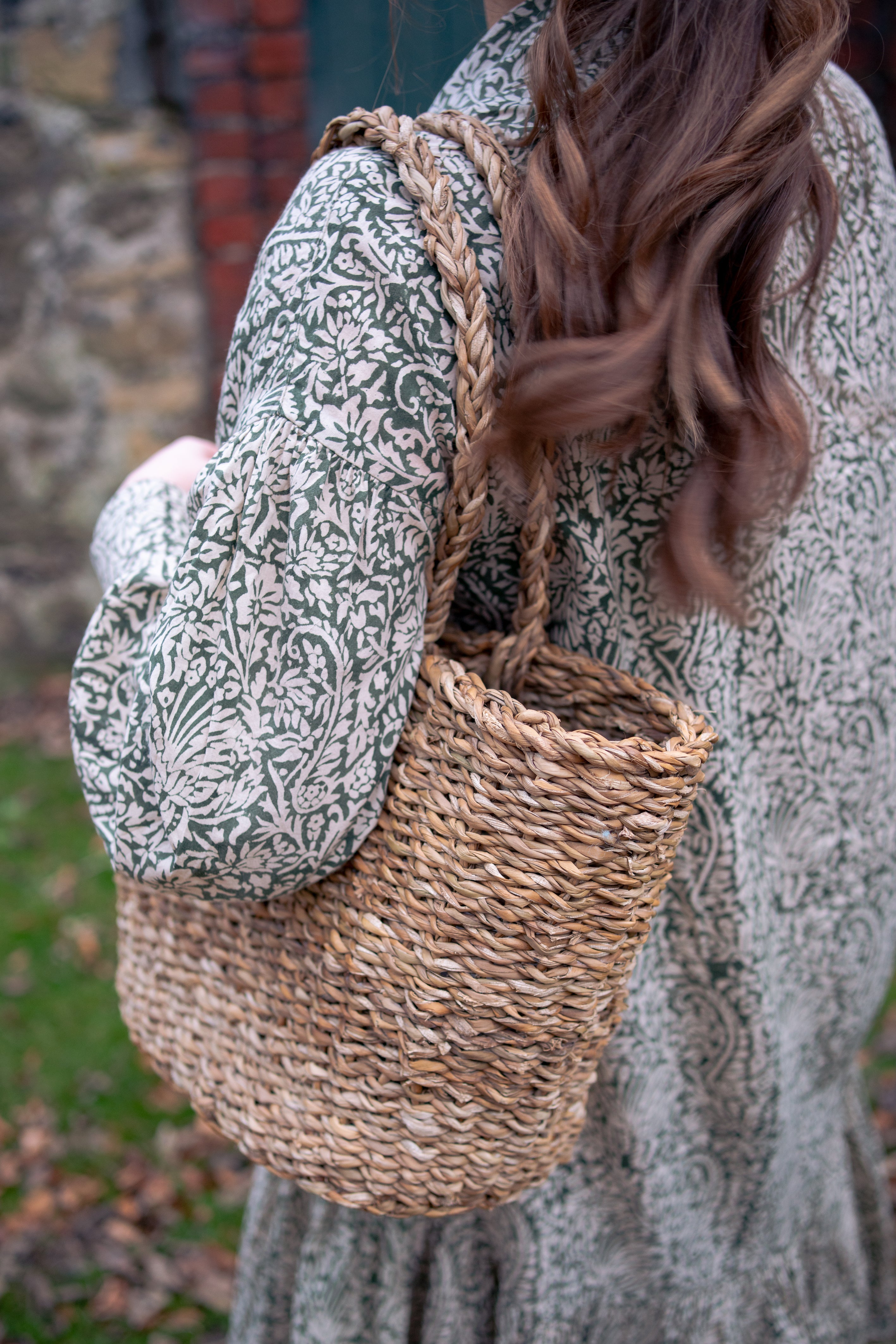 French Market Basket Bag